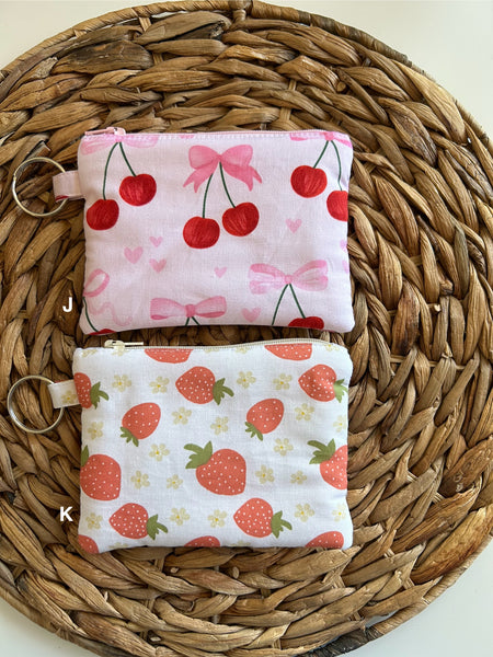 Mini Zipper Keychain Pouch