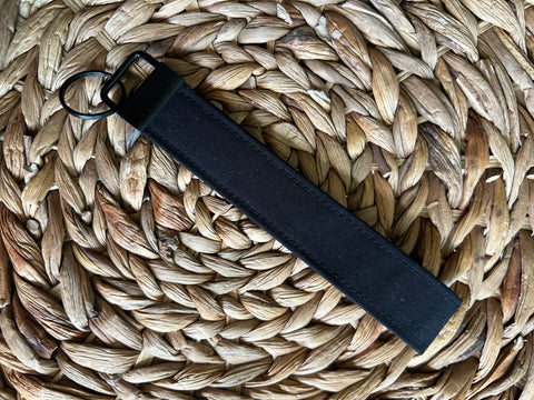 Black Wristlet Keychain