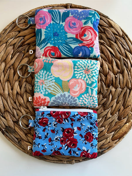 Mini Zipper Keychain Pouch