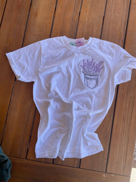 Lavender Pocket Tee