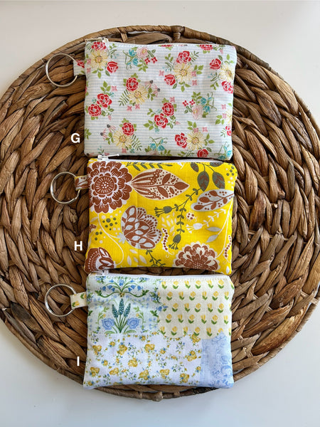 Mini Zipper Keychain Pouch