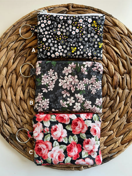 Mini Zipper Keychain Pouch