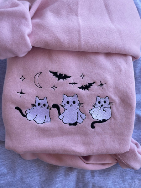 Cat Ghost Sweatshirt