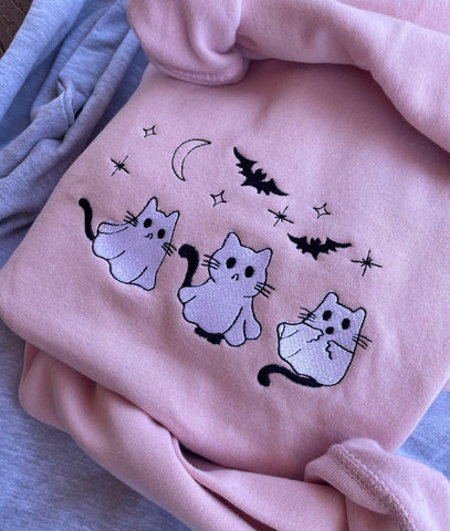 Cat Ghost Sweatshirt