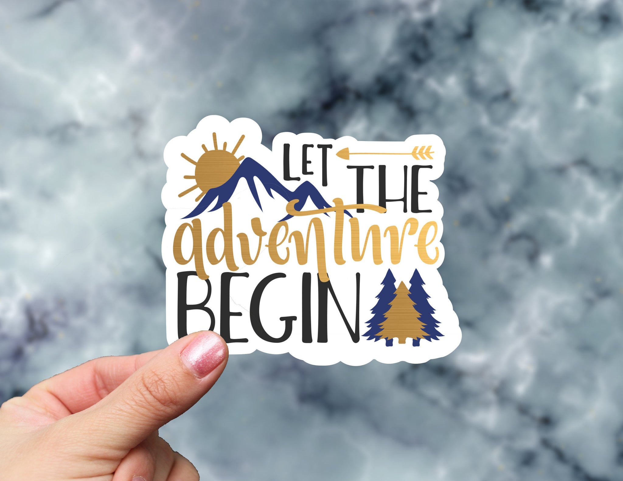 Let The Adventure Begin Sticker