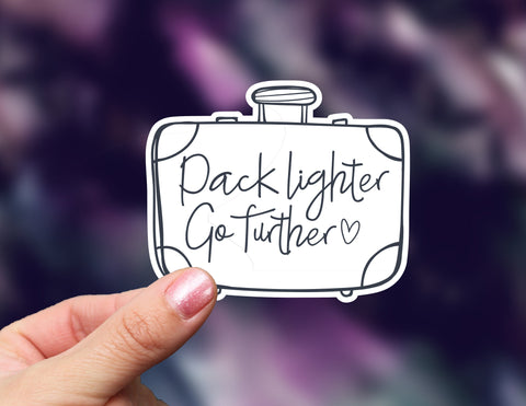 Travel Sticker | Pack Lighter Go Further