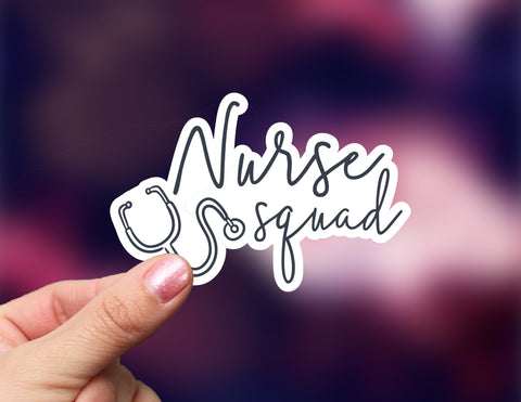 Nurse Squad Sticker