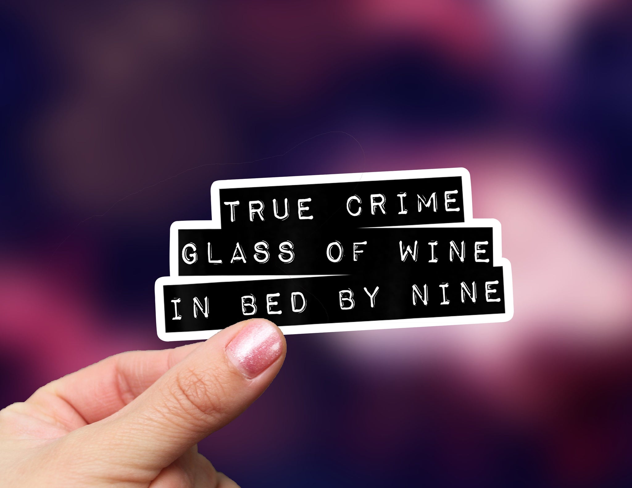 True Crime Sticker