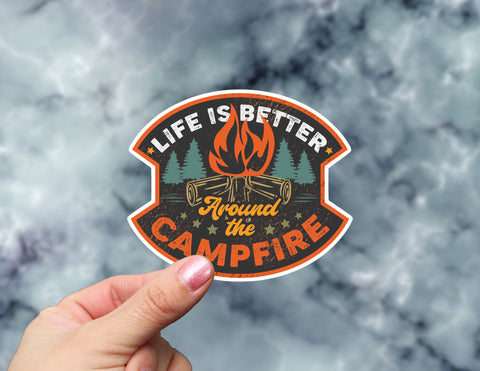 Campfire Sticker